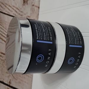 Monat Replenish Masque with Rejuveniqe Medium to Thick Hair x 2